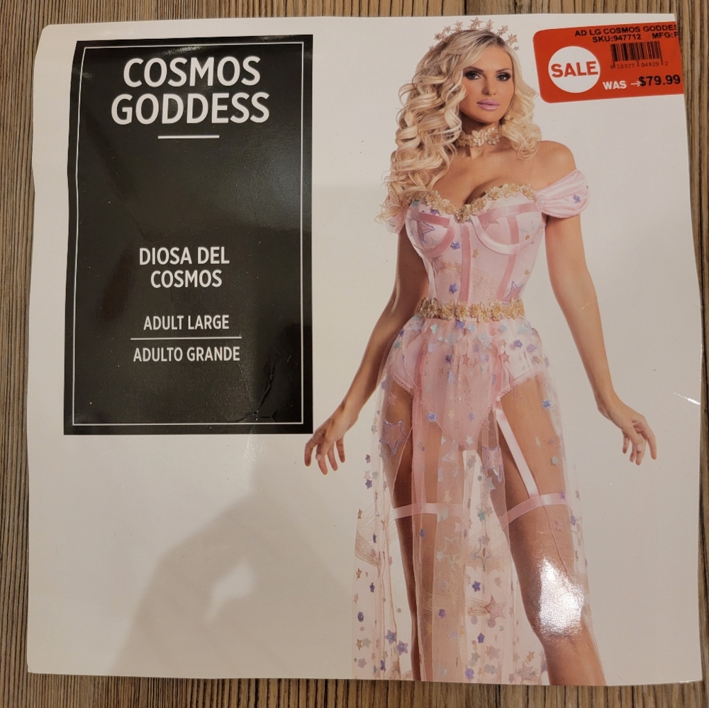 Party City Cosmos Goddess costum